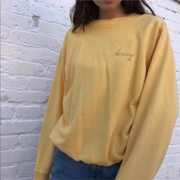 Brandy Melville Honey Sweatshirt - Picture 1 of 5